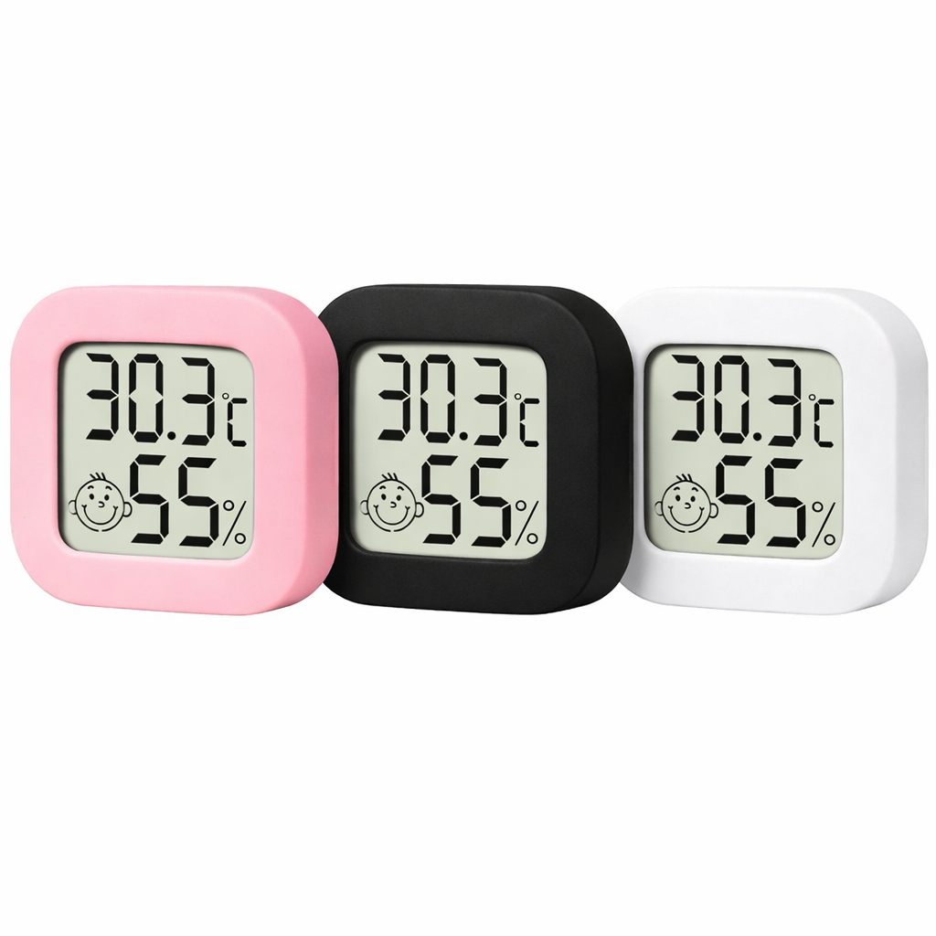 Mini Medidor Digital LCD de Umidade e Temperatura para Uso Profissional