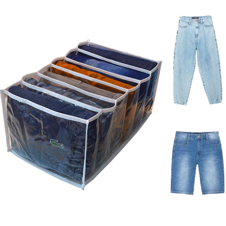 1 Colmeia Organizadora calça jeans e bermudas Jeans- Organizalux em Oferta na Shopee
