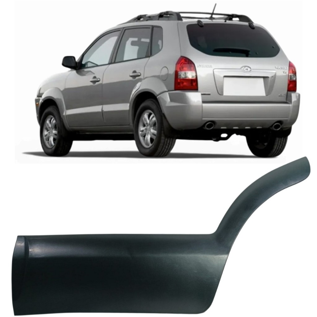 Friso Moldura Porta Traseira Tucson 2005 06 07 08 09 10 11 12 13 14 15 2016 Esquerdo Motorista