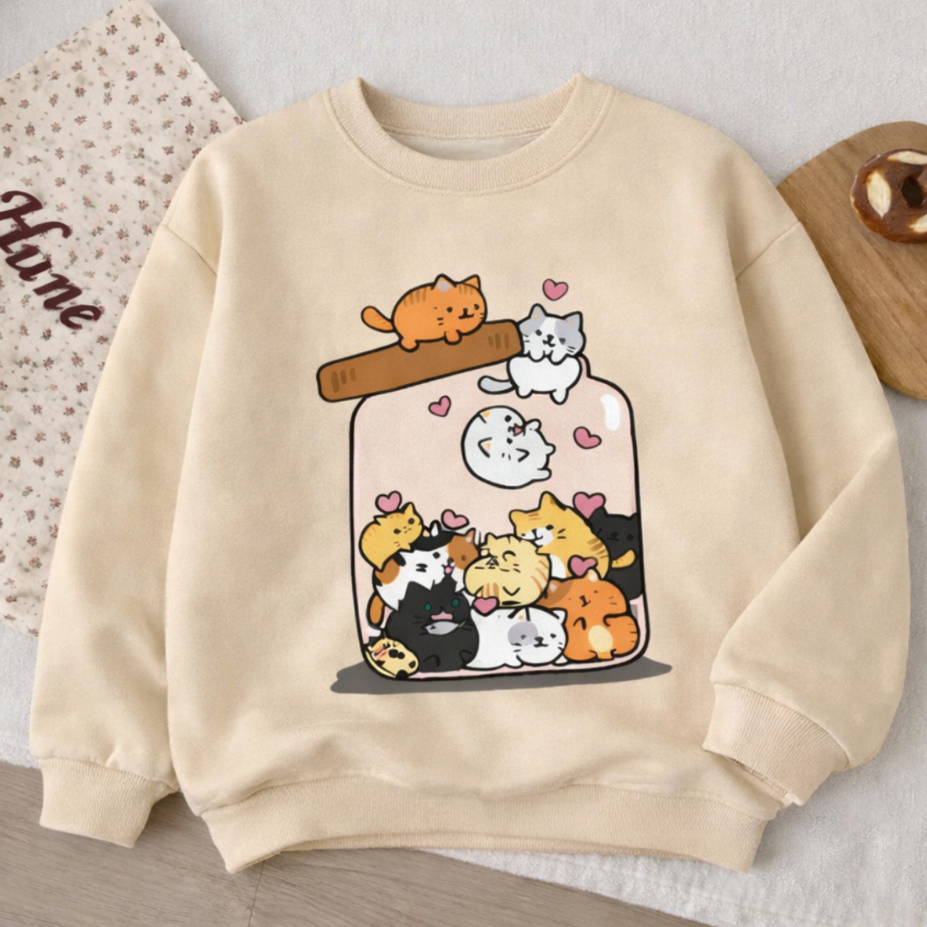 Blusa de Frio Infantil Unissex Basica Casual Estampada Fofa Delicada 02 ao 12