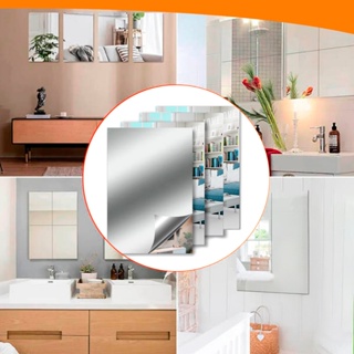 Kits De 1 a 4 Espelhos Adesivo Decorativo Acrilico 20x30 Retangulares Kolling sell em Oferta na Shopee