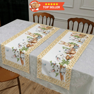Kit 2 Trilho de Mesa Caminho Decorado Páscoa 1,30x50cm Mesa Posta Sala de Jantar Cozinha em Oferta na Shopee