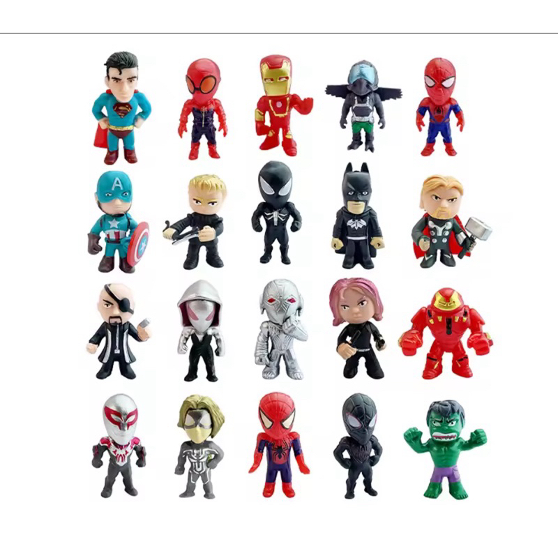 marvel vingadores super-herói homem aranha capitão dos eua ferro trovão ação boneca aniversário das crianças presente