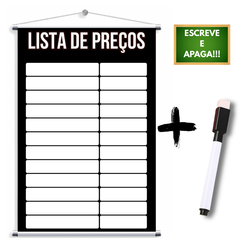 BANNER TABELA DE PREÇOS /PROMOÇÃO/ OFERTA/LISTA DE PREÇOS 187