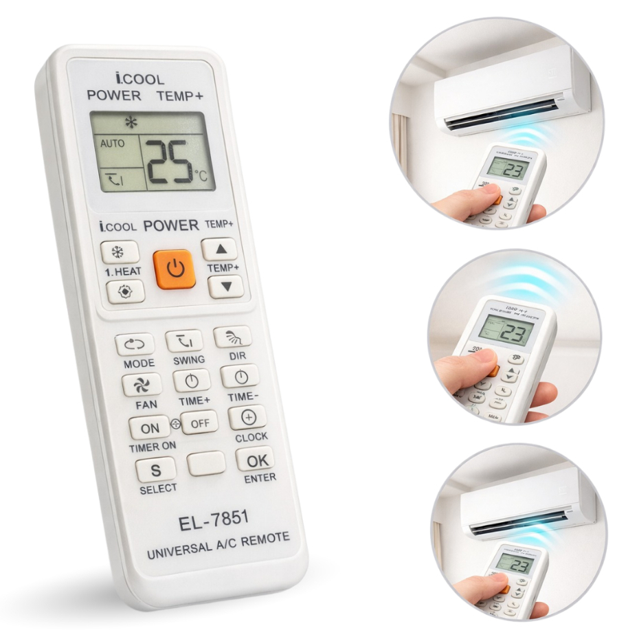 Controle Remoto de Ar Condicionado Universal Compatível em Oferta na Shopee