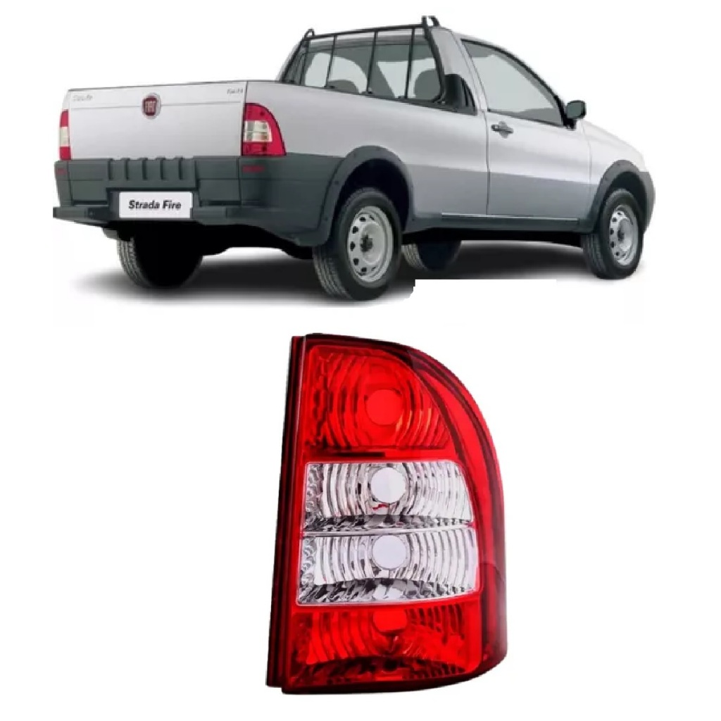 Lanterna Fiat Strada G3 2004 2005 2006 2007 2008 Bicolor