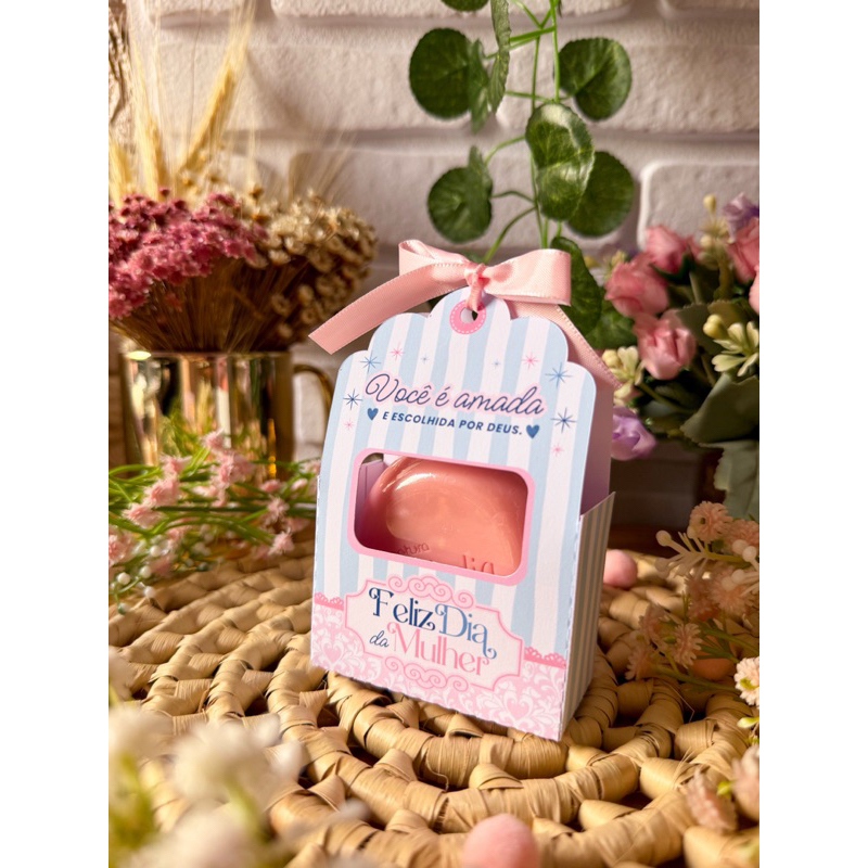 Caixinha para Kit de Autocuidado – Dia das Mulheres - CAIXA PRESENTE MIMO BRINDE
