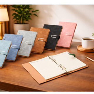 FICHÁRIO PU CADERNO + FOLHAS PARA ANOTAÇÃO ESCOLA TRABALHO COM FECHO TAMANHO A5 FOLHA em Oferta na Shopee