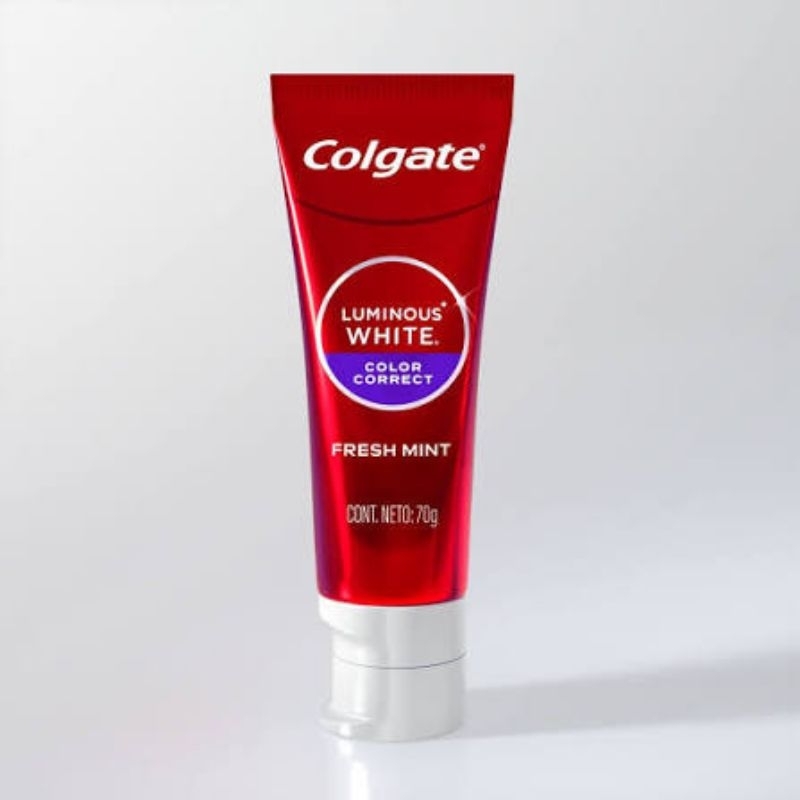Kit 3 Un Creme Dental 70g Clareador Colgate Luminous White Color Correct em Oferta na Shopee