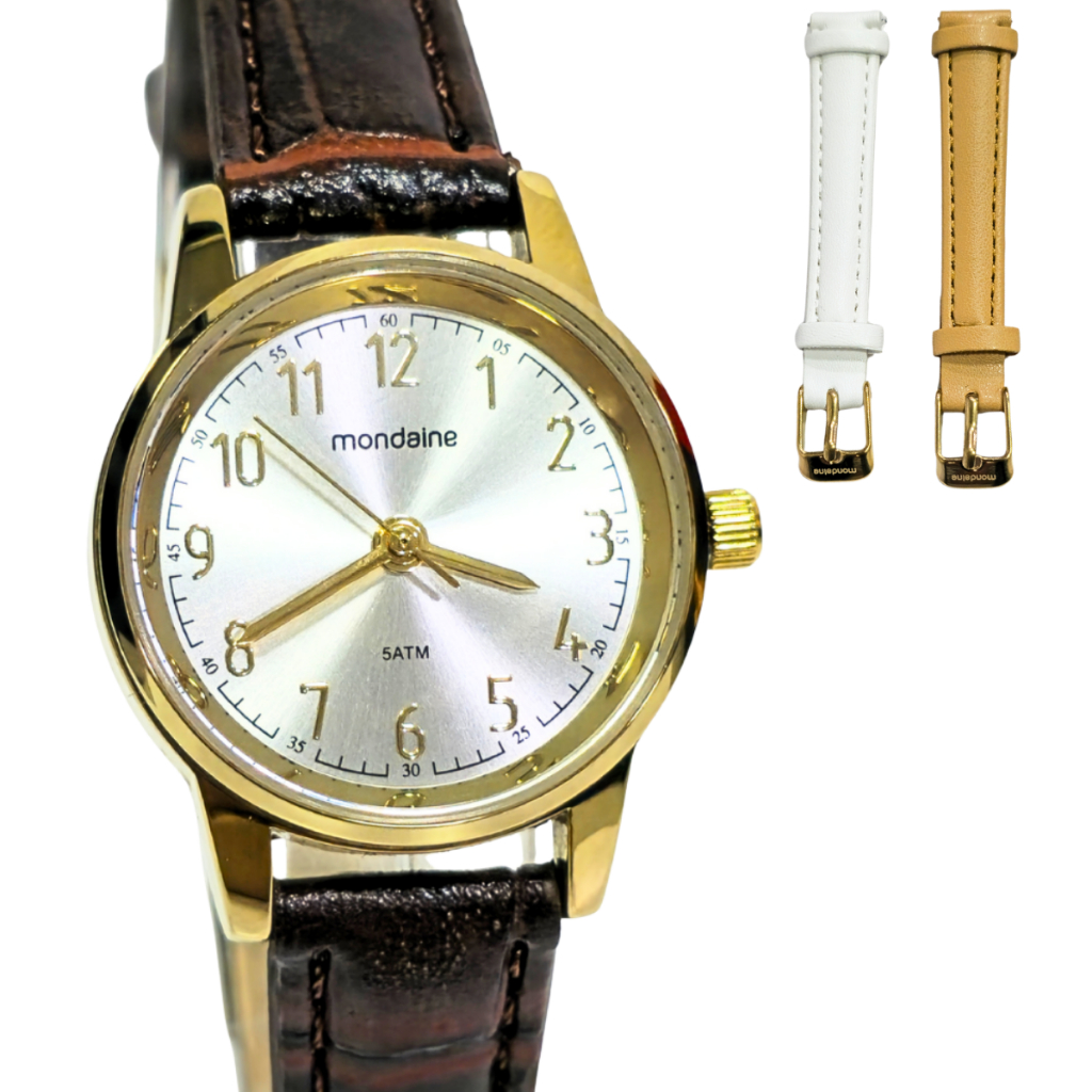 Relógio Mondaine Feminino Analógico 3 Pulseiras 32714LPMKDH2 em Oferta na Shopee
