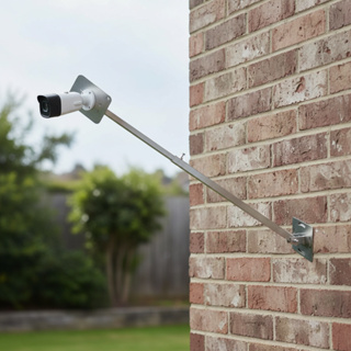 SUPORTE  P/  CAMERA  REFORÇADO COM REGULAGEM ATÉ 1METRO CCTV SENSOR BARREIRA GALVAnizado em Oferta na Shopee