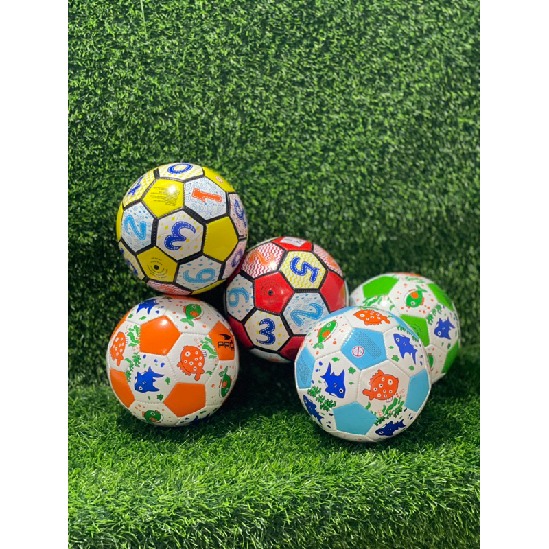 Kit Bolas Colorida Couro Sintético PVC n*3 –| Estampada | Diversão Garantida