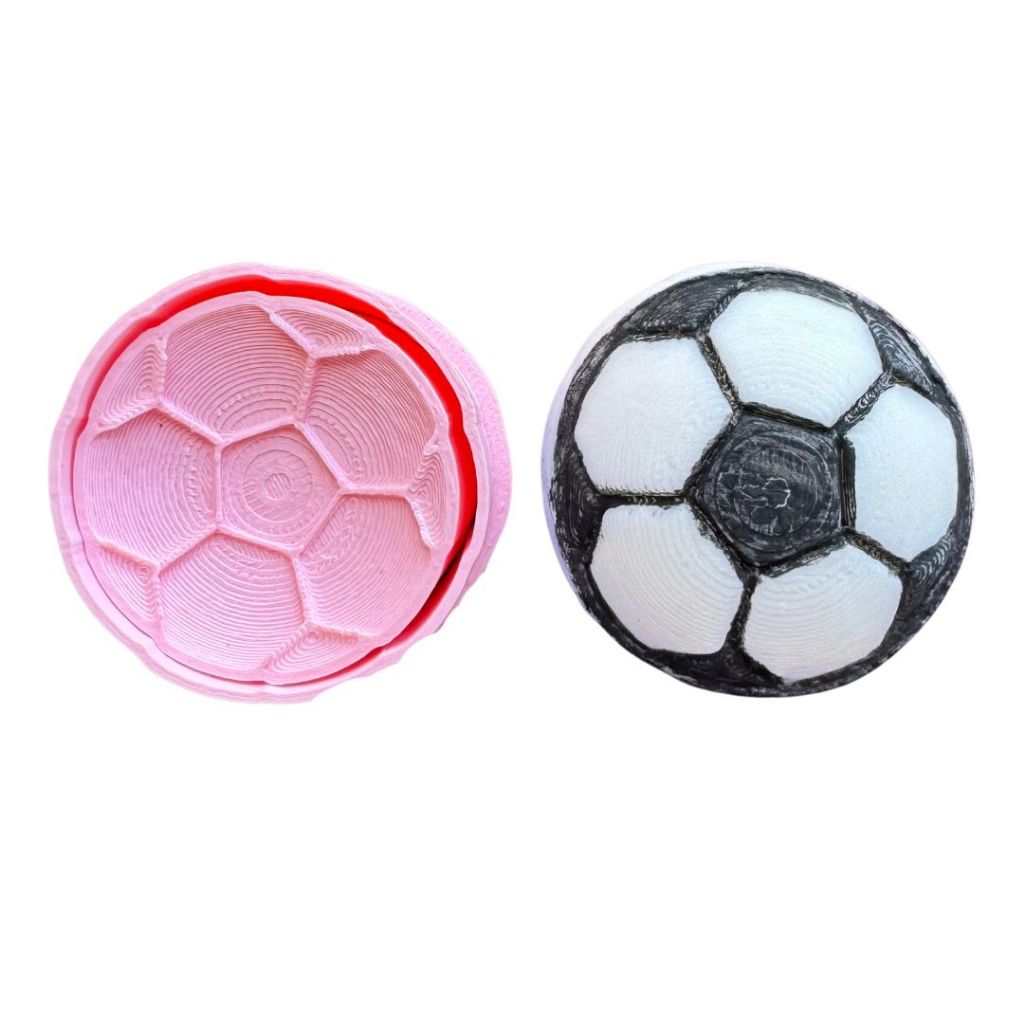 Modelador Ejetor Bola de Futebol para Brigadeiro, Doce, Massa e Biscoito