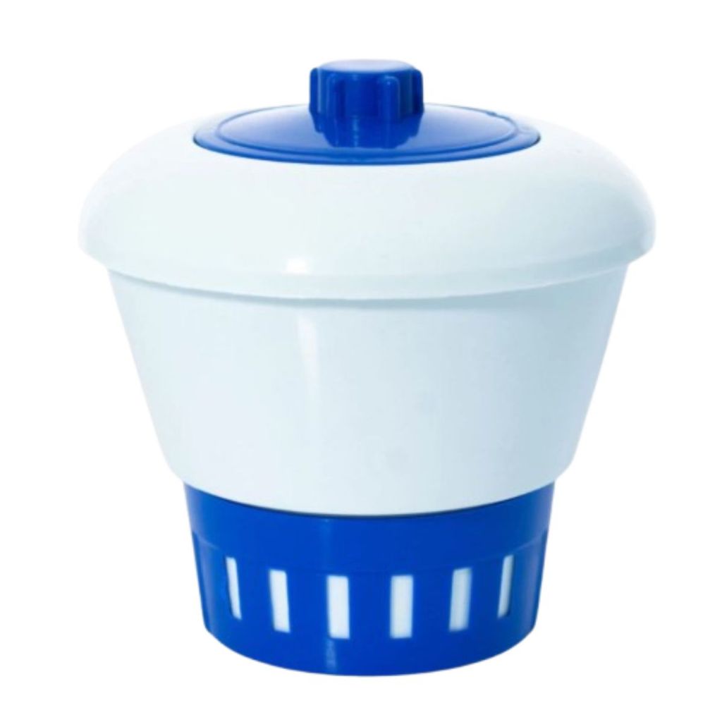 Clorador Flutuante Brustec para Piscinas - Dosador de Cloro Pastilha para Piscina Suporte em Oferta na Shopee
