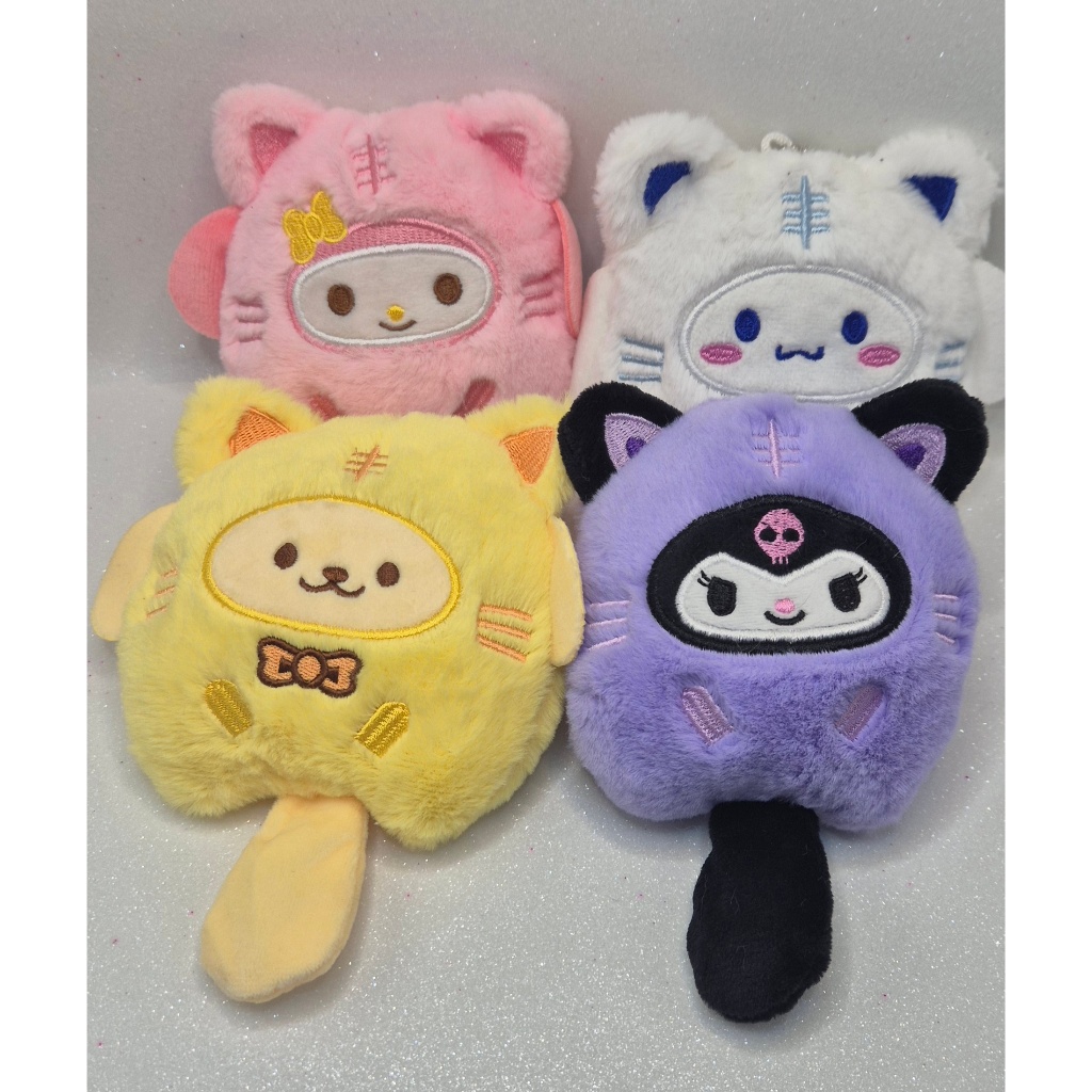 Chaveiro em pelúcia Kuromi, My Melody,  Pompompurim ou Cinnamoroll Sanrio em Oferta na Shopee