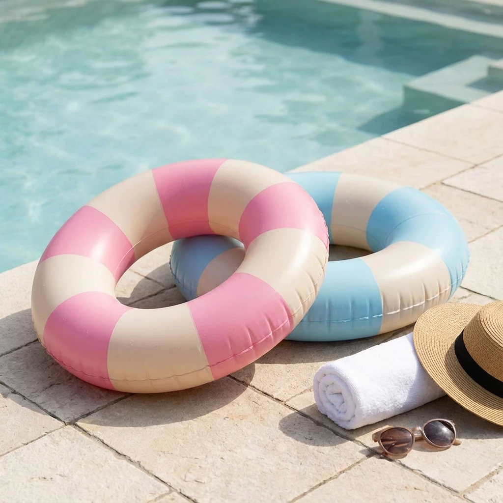 Boia Listrada Inflavel Vintage Retrô de Natação Piscinas e Praias Lazer e Diversão Adulto Infantil em Oferta na Shopee