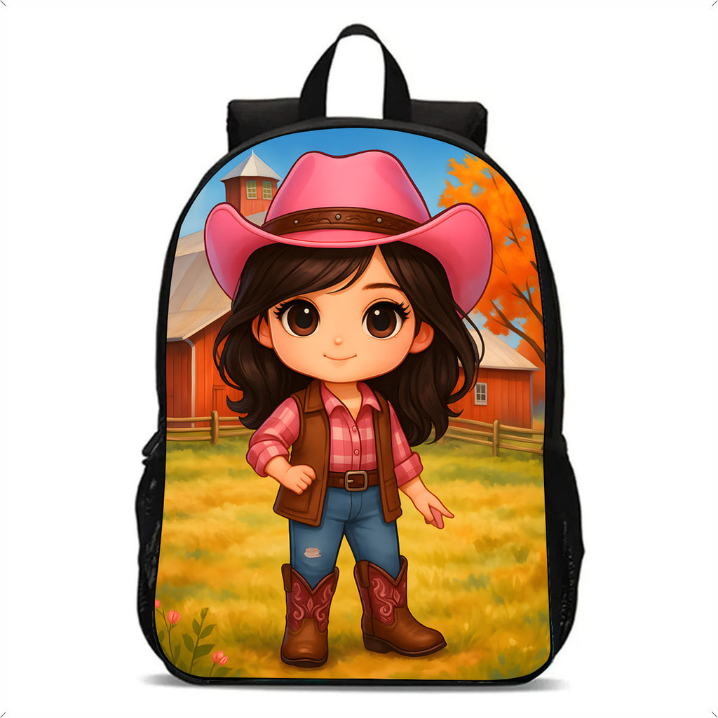 Mochila Infantil Escolar Boiadeira Ana Menina Rustica em Oferta na Shopee