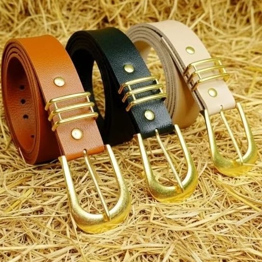 cinto feminino -PING-                        3 ou 2 pç couro sintético  caramelo preto nude- Plus /-G--/juvenil FEMENIN0 em Oferta na Shopee