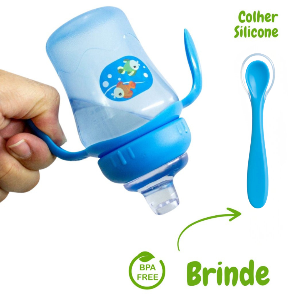 Copo De Transição Com Alça Antivazamento Bico Silicone em Oferta na Shopee