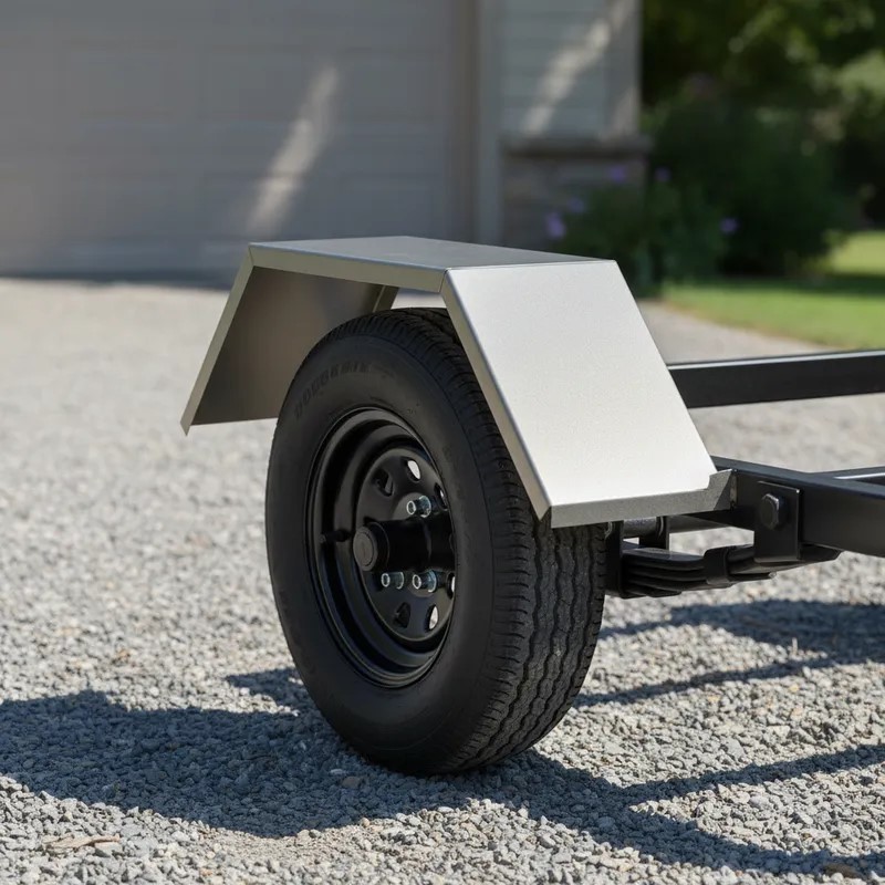 Paralama Aço Para Carretinha Reboque Barco Moto Jet Paralama Em Aço em Oferta na Shopee