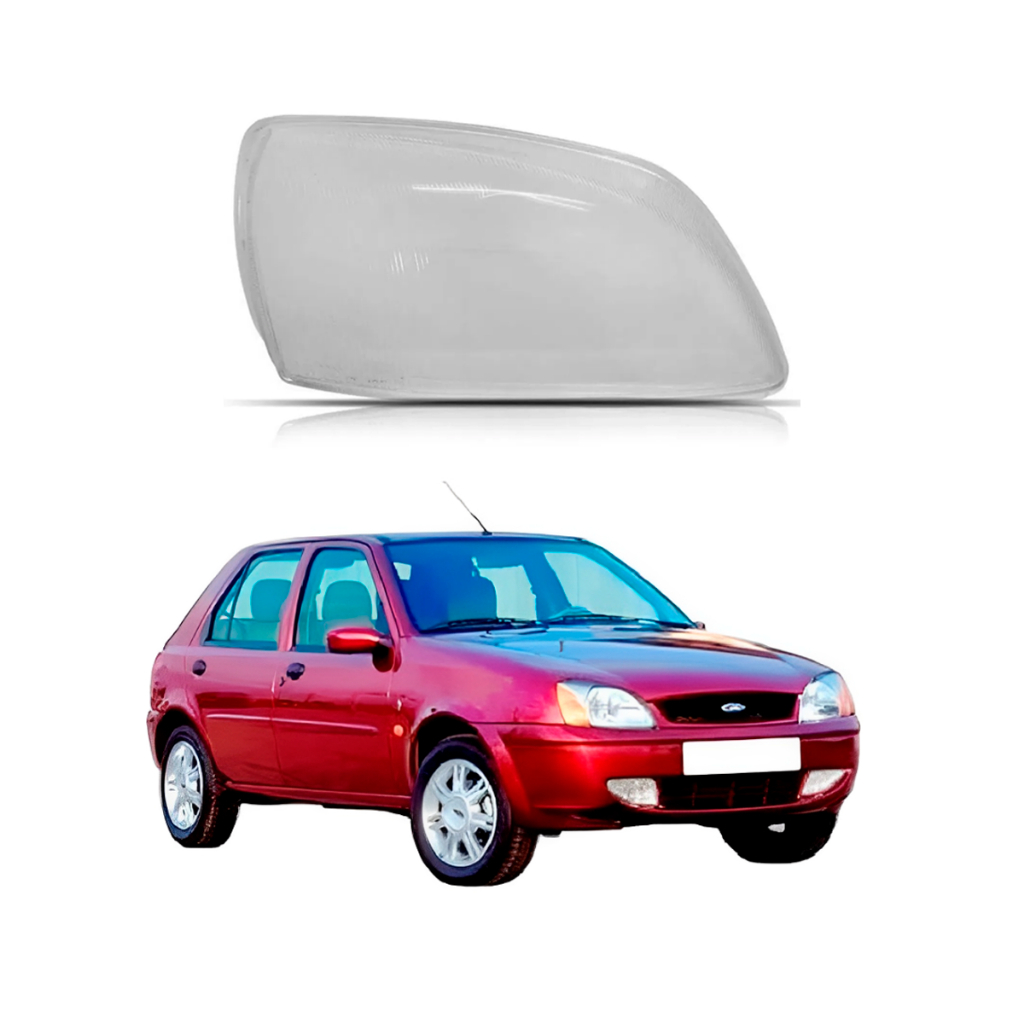 Lente Farol Fiesta 2000 2001 02 Courier 2000 2001 02 A 2010 em Oferta na Shopee