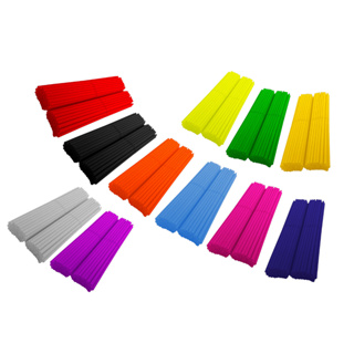 KIT 72UN CAPA 250mm PROTETOR TIPO CANUDO PARA RAIOS BIKES MOTOS E OUTROS em Oferta na Shopee