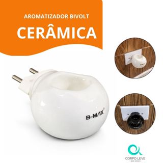 Difusor Aromatizador de Ambiente Elétrico Cerâmica Porcelana Tomada Bivolt em Oferta na Shopee