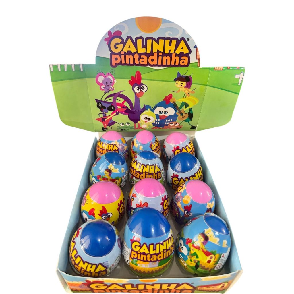 Caixa 12 Ovo Surpresa G.Pintadinha em Oferta na Shopee