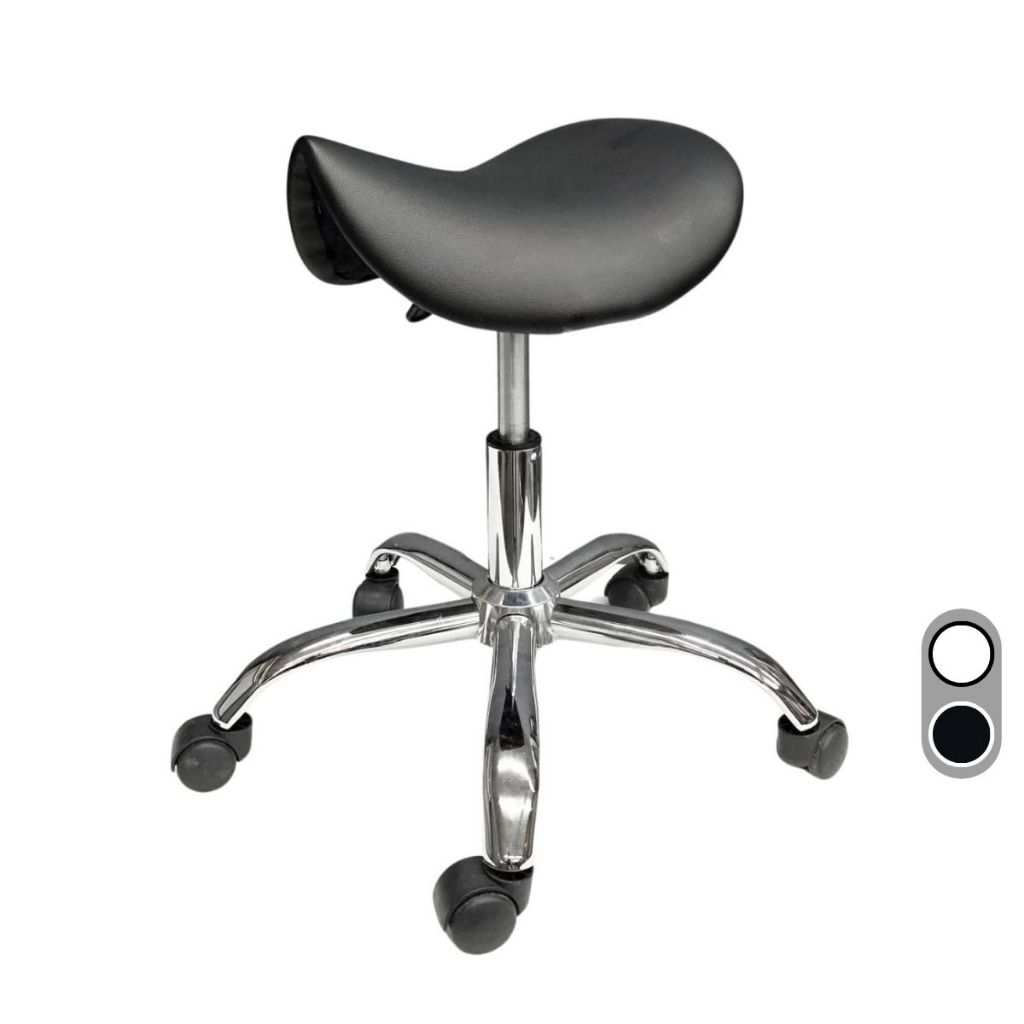 Banqueta Mocho Sela Giratória Altura Ajustável Clinica Estética em Oferta na Shopee