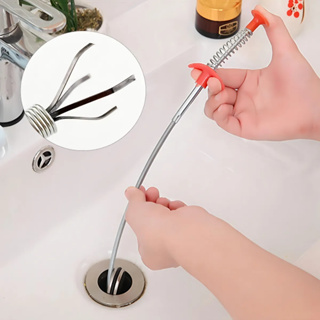 Desentupidor com Garra Flexível 90 cm para Pias, Ralos e Canos,pesca parafuso porcas mecânico em Oferta na Shopee