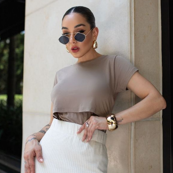 T-shirt moda amamentação tendência