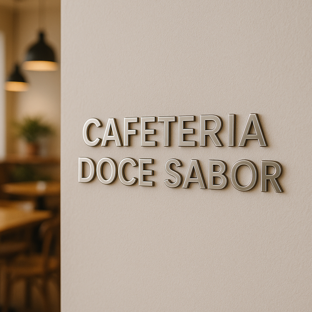 Letras Acrílico Espelhado 3cm Palavra Decorativa Letreiro