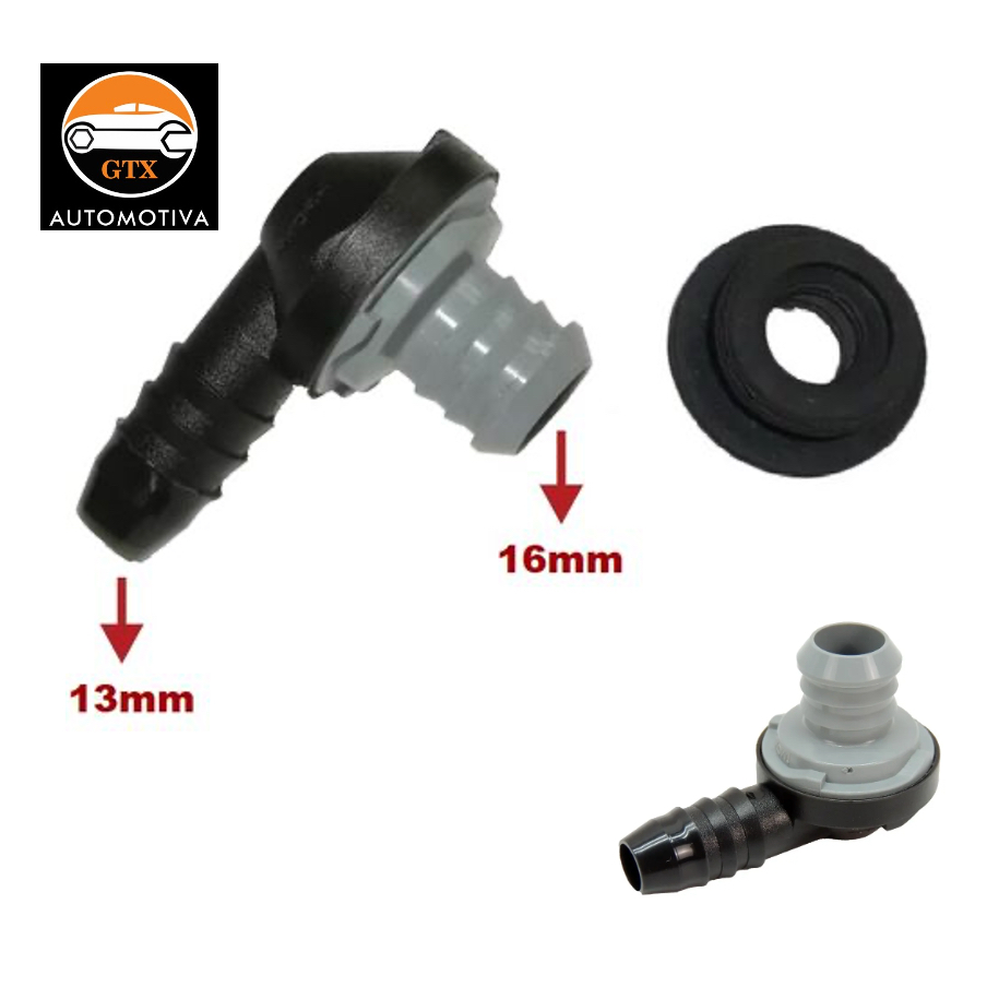 Válvula Hidrovácuo Servo Freio + com Borracha de Vedação - GM FORD FIAT VW