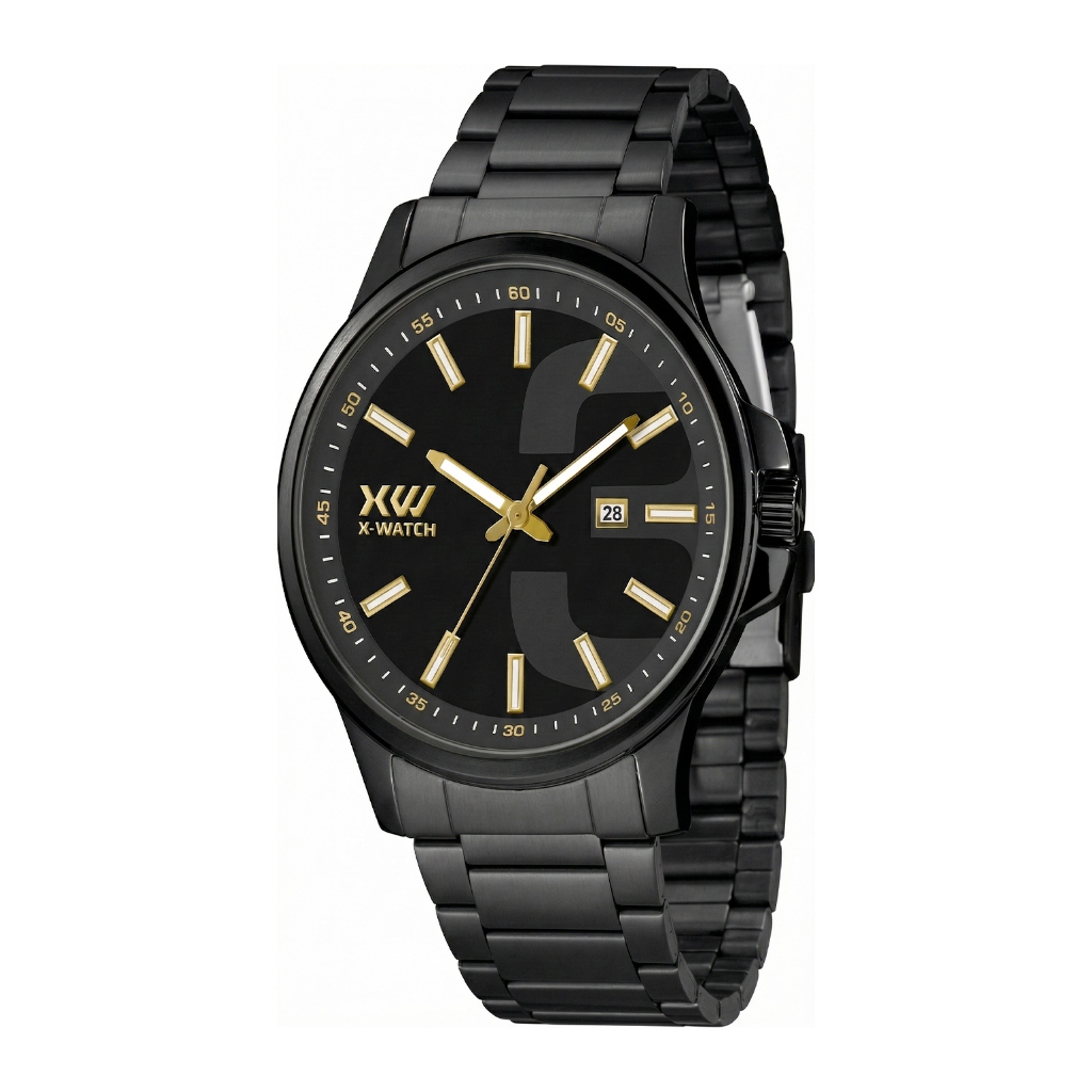 Relógio Masculino Analógico X-Watch Xteel Preto Original Resistente à Água Garantia 1 ano em Oferta na Shopee