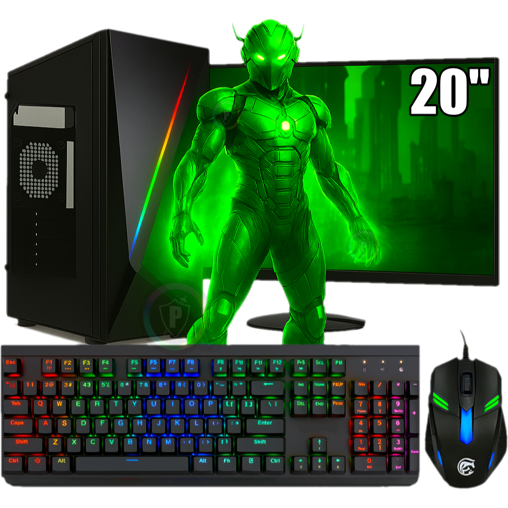 PC Gamer Completo Intel Xeon E5 2680 V4 24 Núcleos / Placa Video GTX 4GB DDR5 / 64GB RAM DDR4 / SSD 480GB