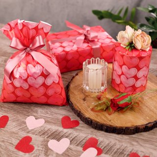 Saco de Presente Laminado Perolizado Tema Romântico 30x44cm 50 unidades em Oferta na Shopee