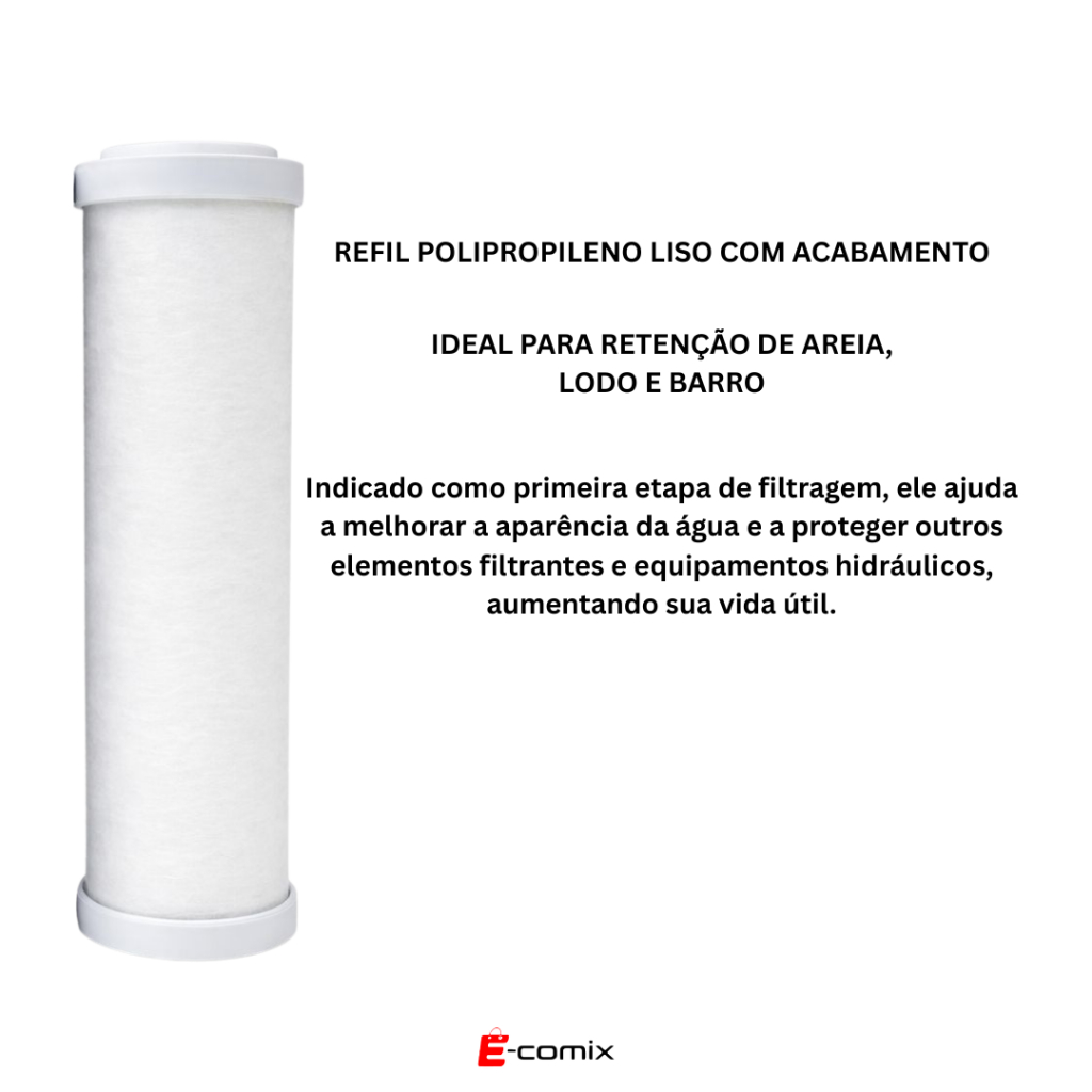 Detalhes do Kit Refil Carvão Ativado + PP Liso Com Acabamento Hoken Multi 1500