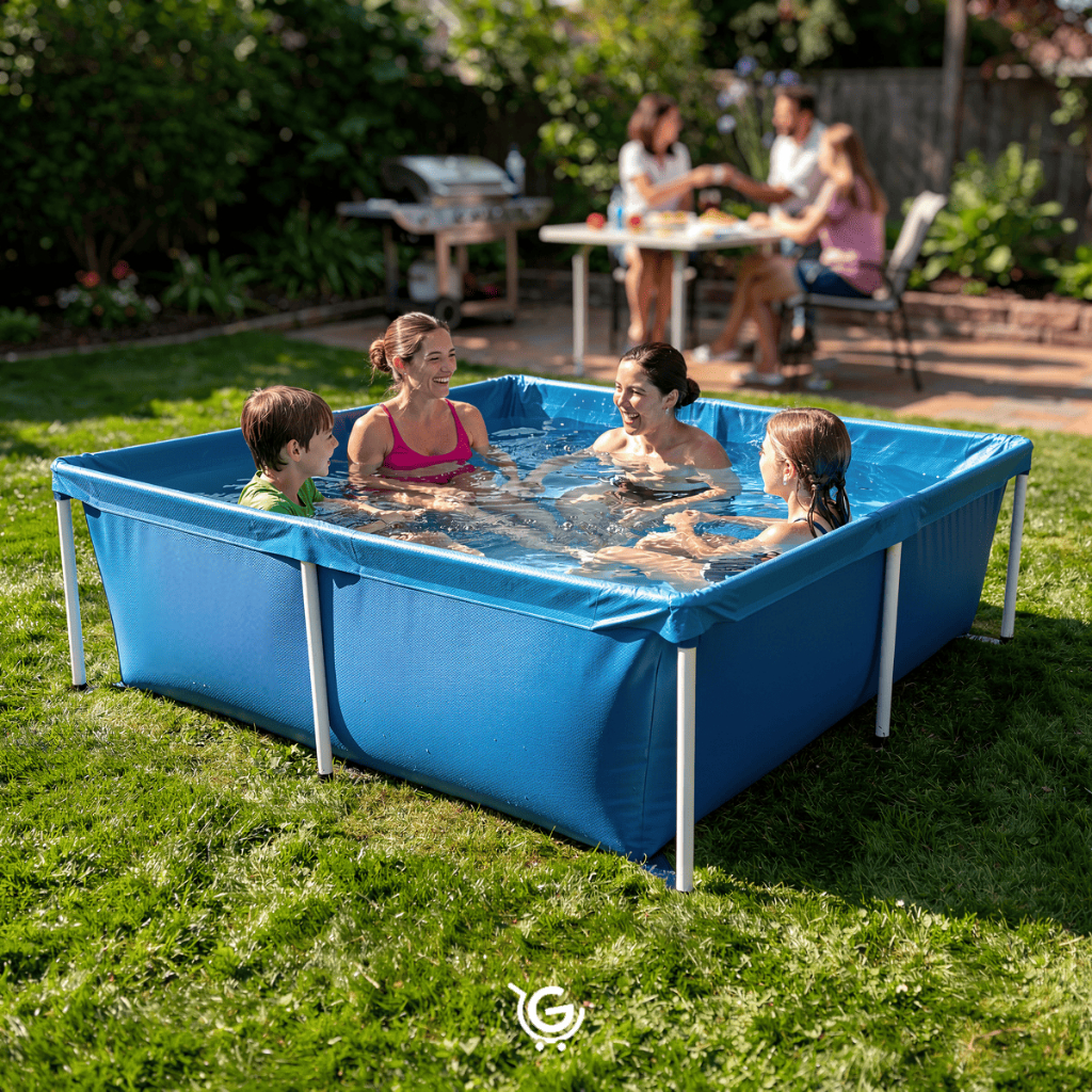 Piscina Infantil Para Crianças 2000 Litros Estrutural Desmontável Resistente