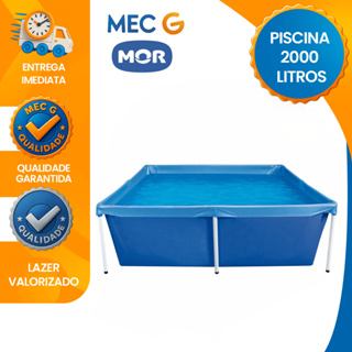Piscina Infantil Para Crianças 2000 Litros Estrutural Desmontável Resistente em Oferta na Shopee