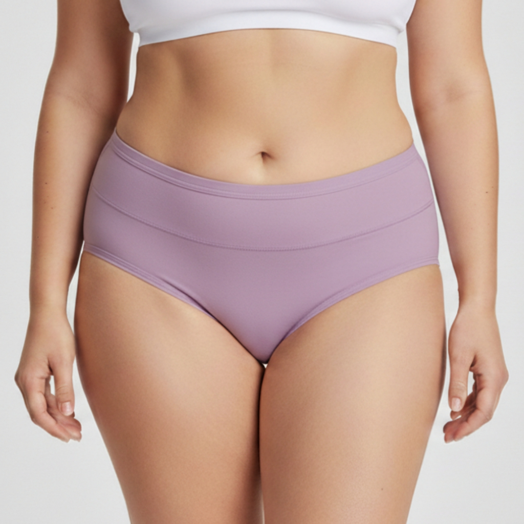 Kit 3 Calcinha Confortável Feminina Lisa Microfibra Basica Tamanho Medio Grande | Empório Da Roupa