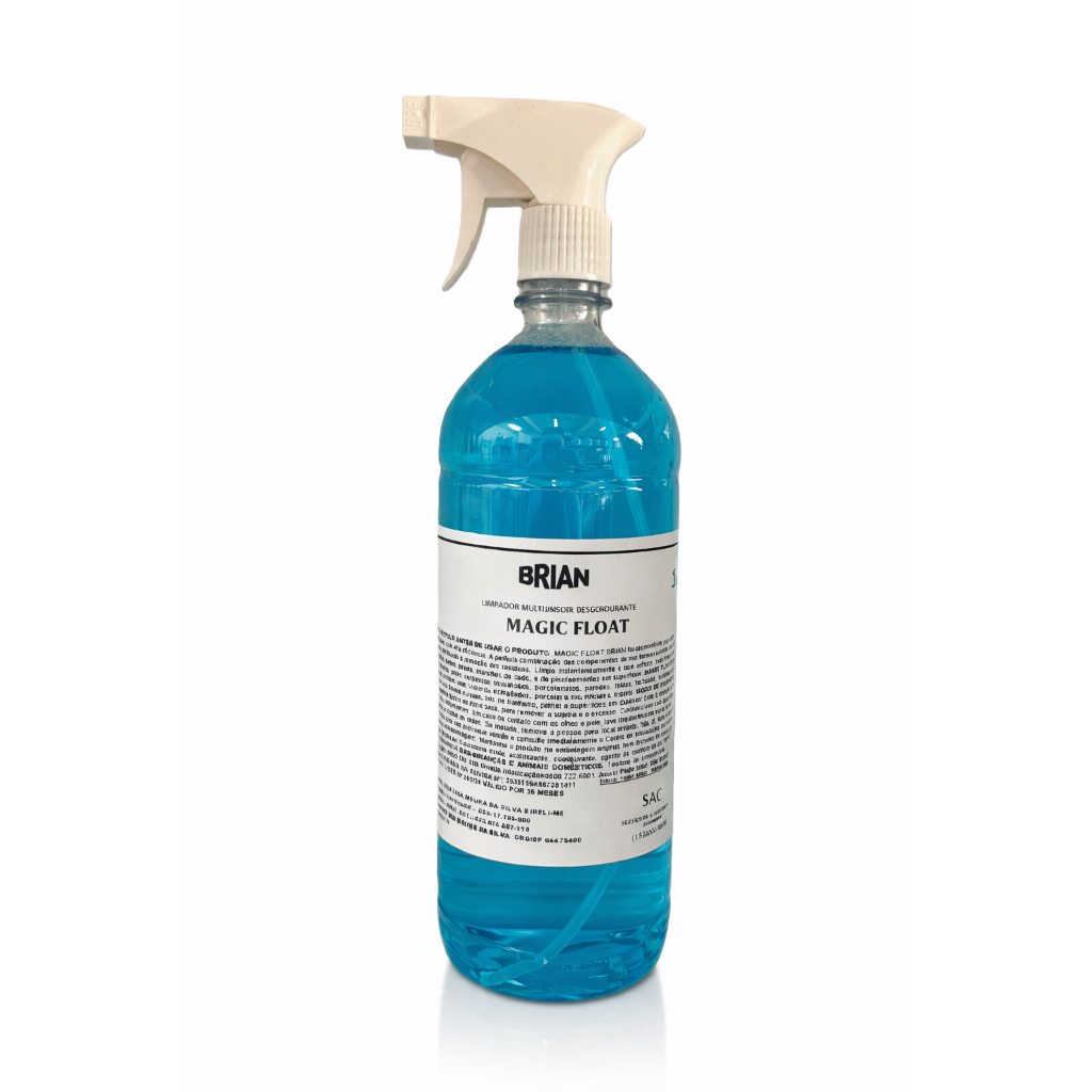 Flotador Magic Float Brian 1L Desengordurante e Removedor de Sujeiras
