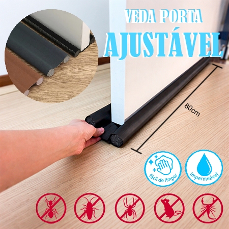 Kit 3 Veda Porta Rolinho Ajustável Impermeavel 80cm - Loja Mch Toalhas em Oferta na Shopee