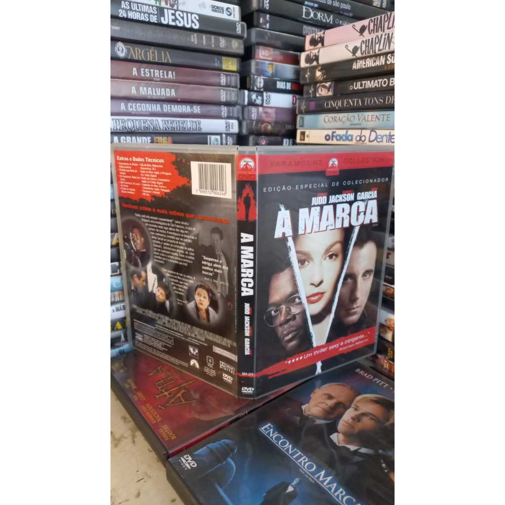 DVD A Marca Samuel L Jackson Andy Garcia Ashley Judd  Dvd Original - Novo Impecavel