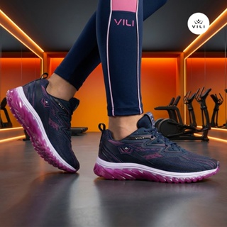 Tênis Feminino Vili Olimp Two Esportivo Caminhada Marinho em Oferta na Shopee