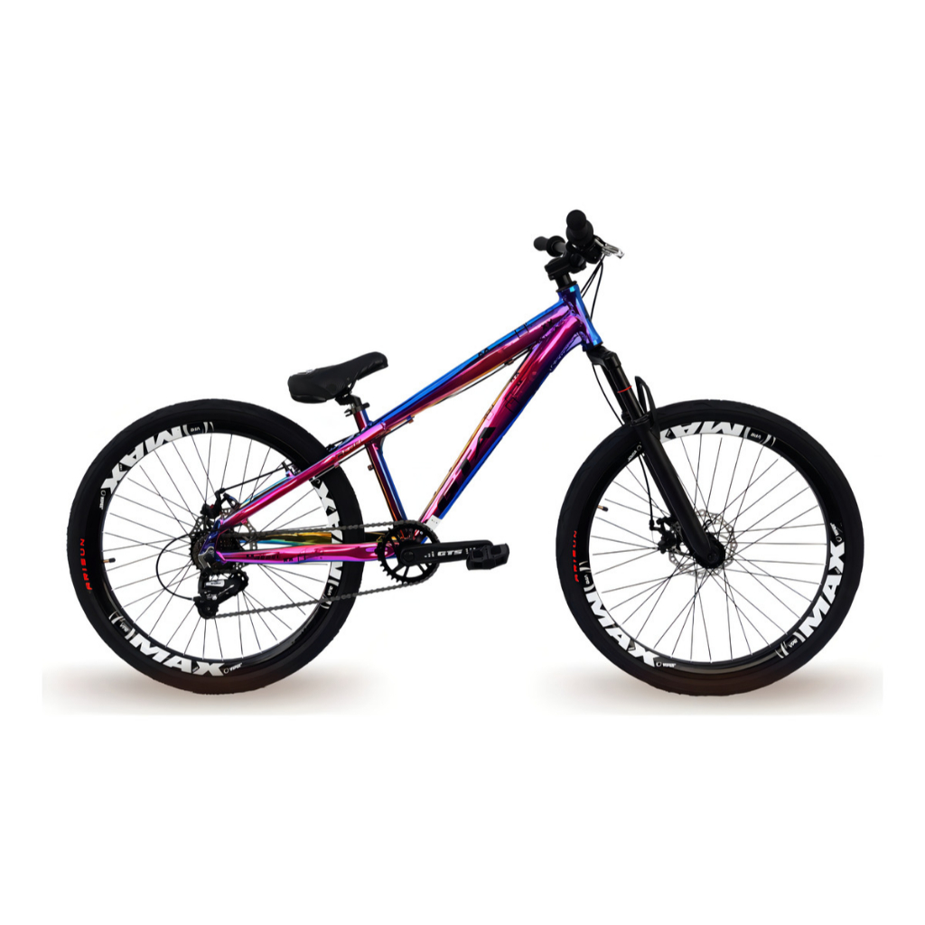 Imagem Bicicleta Aro 26 Gta Rebel Freeride Downhill Single Aros Vmaxx Freio a Disco Pneu Preto