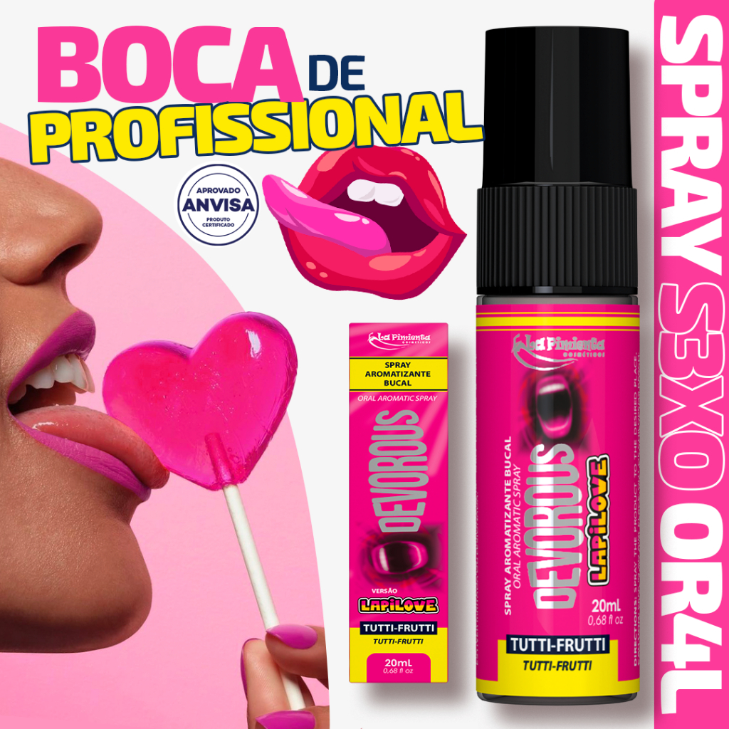 SPRAY GARGANTA PROFUNDA CHUPE COM VONTADE ATÉ O FINAL