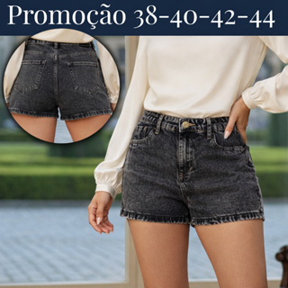 Short Jeans Feminino Premium Tendência Elegante em Oferta na Shopee