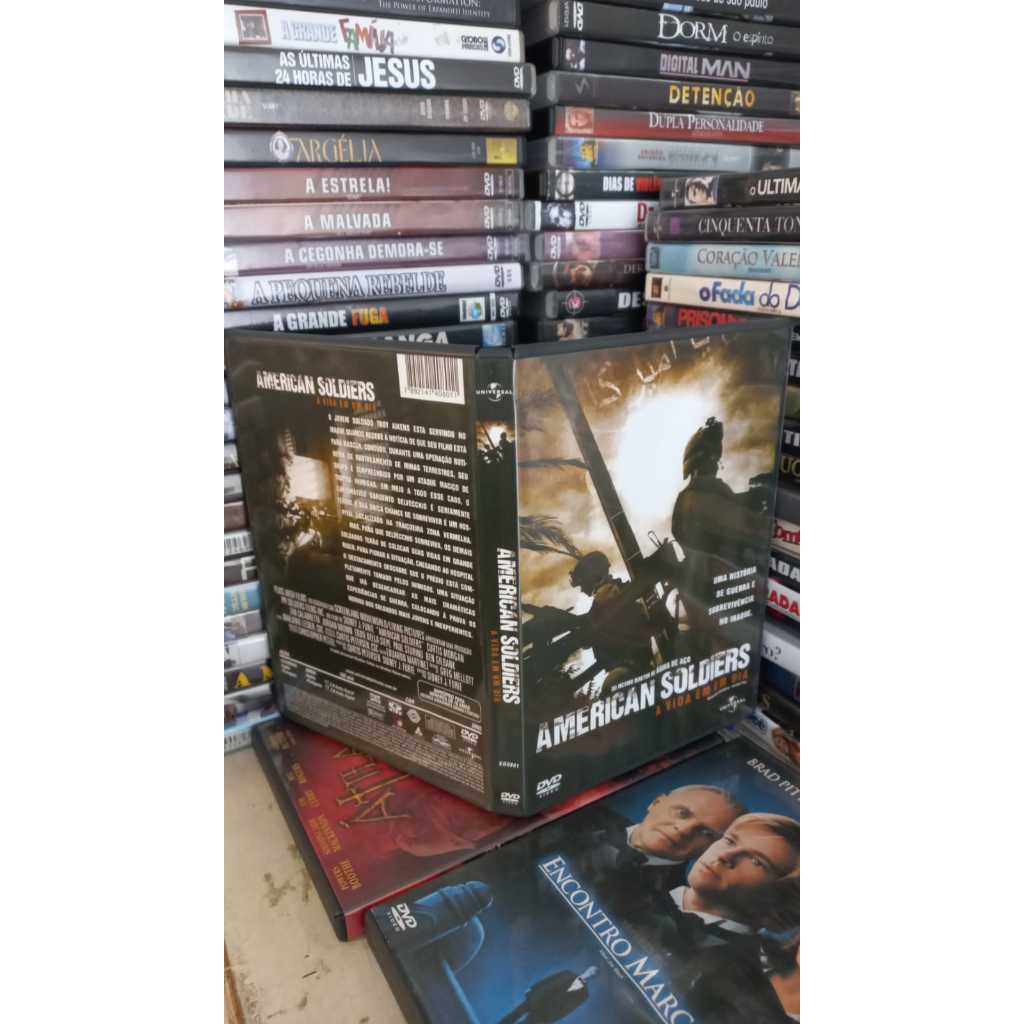 DVD: American Soldiers - A Vida em um Dia -Impecavel - Diretores aguia de aço Guerra