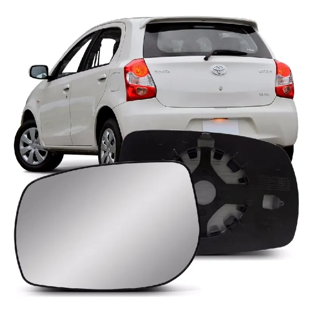 Lente Retrovisor Etios Com Base 2012 2013 - Original METAGAL