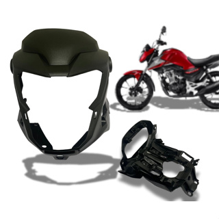 Mascara Farol Aranha Painel Para Cg160 Titan Fan 2025 Preta Preto em Oferta na Shopee